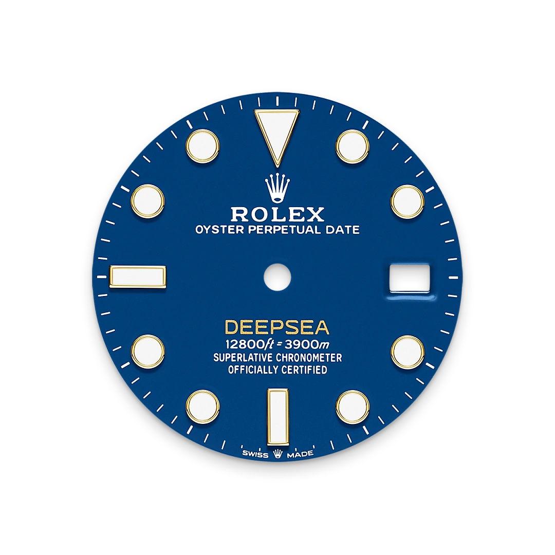 Rolex Warna biru pada cincin mampatan, dail dan sisipan bezel - Hung Cheong Jewellery & Watch