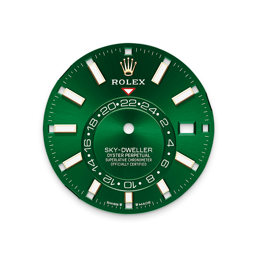Rolex Dial hijau terang - Rolex Boutique Penang